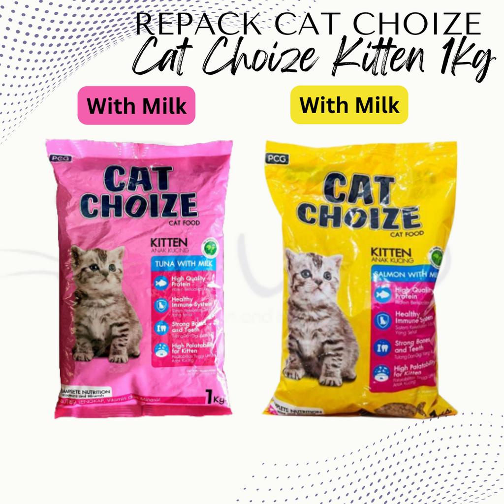 MAKANAN KUCING CAT CHOIZE KITTEN 1 KG 1 KG CAT FOOD CATFOOD REPACK