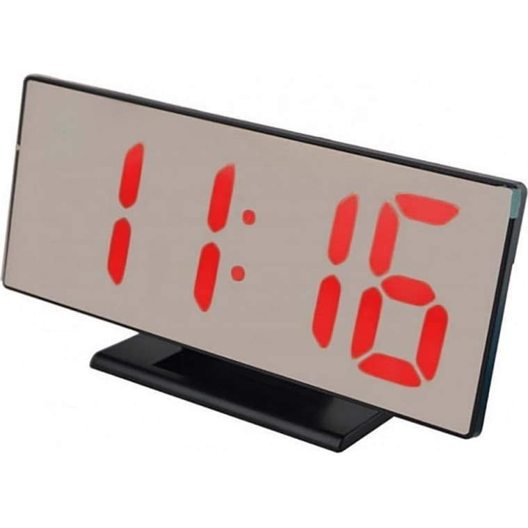 Jam Meja Digital Led Weker / Digital Alarm Clock Mirror DS-3618L RED