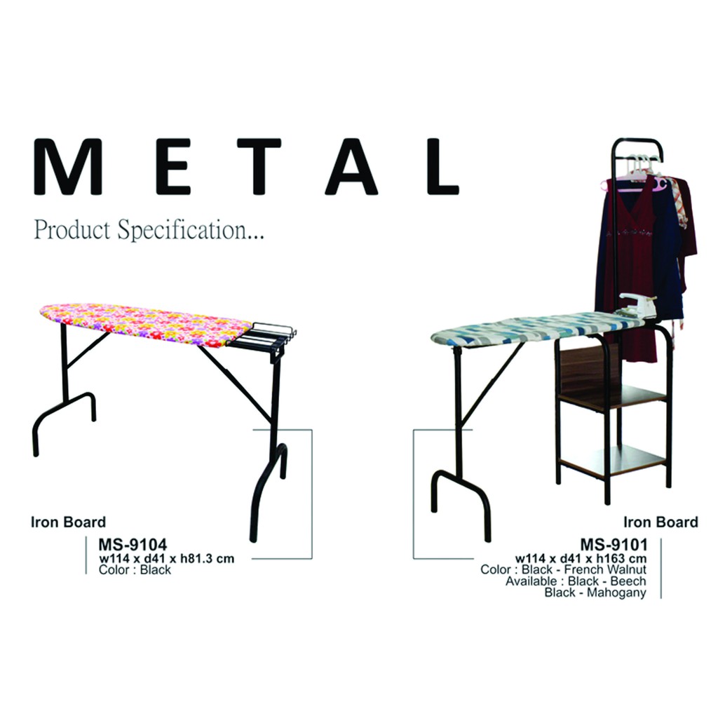 MEJA SETRIKA + GANTUNGAN MS-9101