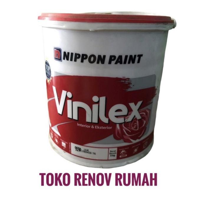 cat tembok vinilex 5kg (bebas pilih warna) cat tembok vinilek 1 galon