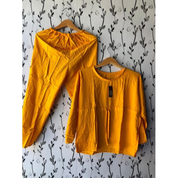 Set wanita / Setelan Rayon polos serut