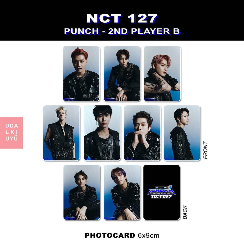 NCT 127 - photocard [PUNCH] 2nd player - B