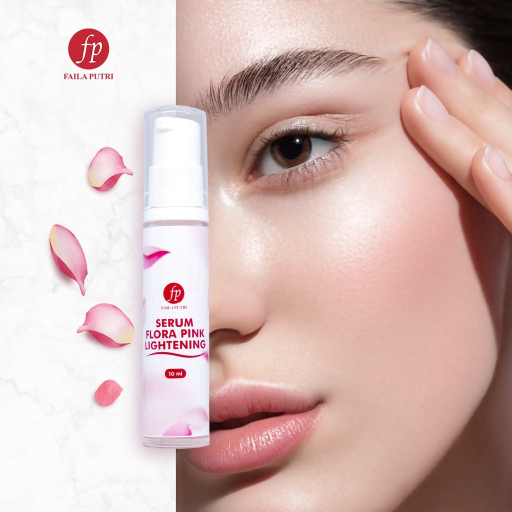 Serum Floral Pink Lightening For Whitening Glowing FP BPOM - serum pencerah FAILA PUTRI