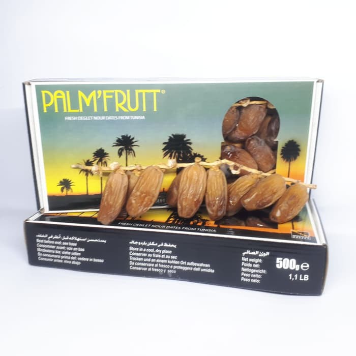 

Kurma Tunisia Palm Fruit 500gr. Tunis Palm'Fruitt. Kurma Tangkai. Lezat