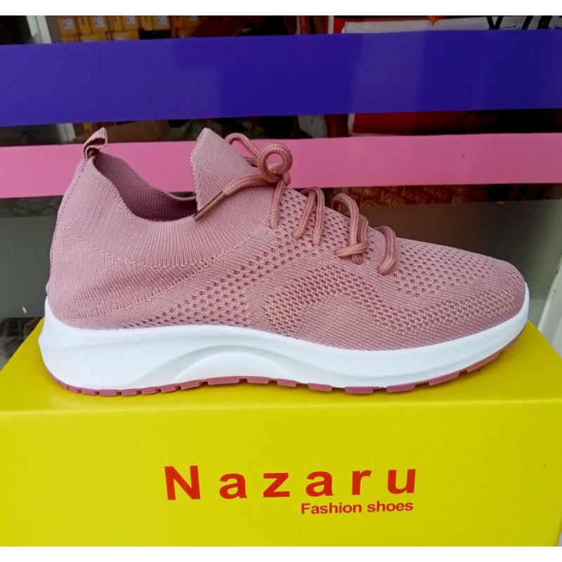 belbe/sepatu rajut cewek/fashion cewek-Pink