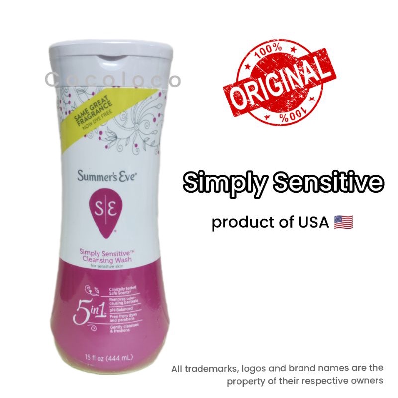 Summer's Eve 5in1 Feminine Cleansing Wash USA Pembersih Kewanitaan