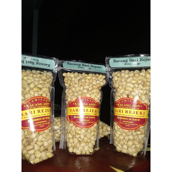 

Kacang Asin ukuran 250g