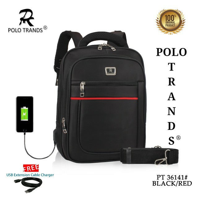 ransel branded polo trands/tas pria/tas impor murah