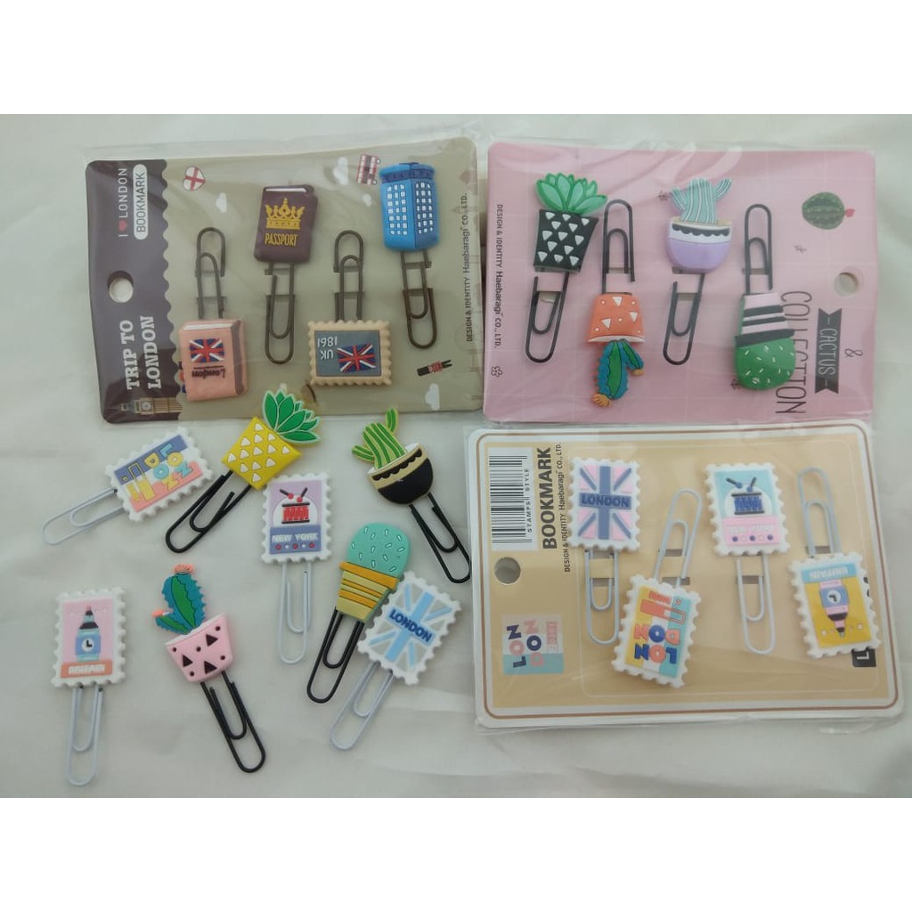 

CARTOON PAPER CLIP/BOOKMARK/KLIP KERTAS KARAKTER