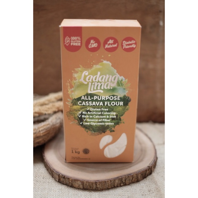 

LADANG LIMA - ALL PURPOSE CASSAVA FLOUR 1KG