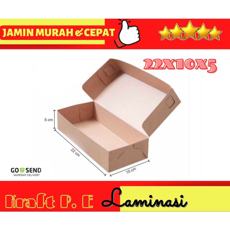 

Dus 22x10x5|dus kraft Pe|dus brownies|dus donat