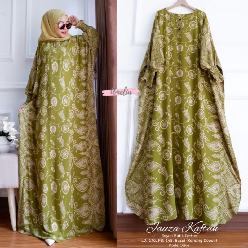 JAUZA KAFTAN BY AMELIA//KAFTAN JUMBO BAHAN RAYON //KAFTAN RAYON
