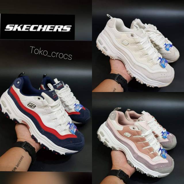 Sepatu Skechers wanita d.lites 2 Sure 