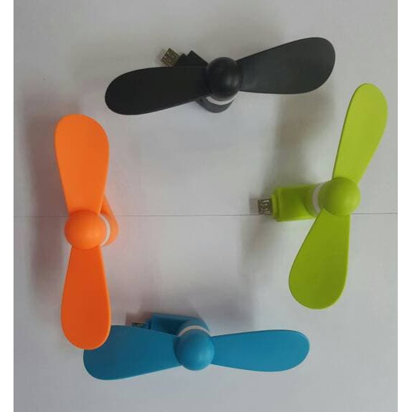 Kipas angin Otg Micro sd / android smartphone mini fan