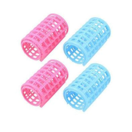 [Satuan] ROLL RAMBUT PLASTIK - Hair Curler - Roll Rambut Plastik dengan Tutup - Gulungan Poni Rambut Pastel