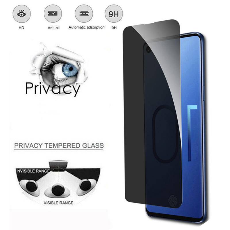 Pelindung Layar Tempered Glass Anti Spy Untuk Realme X X2 X50 X7