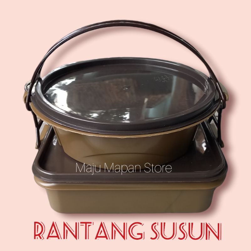 Rantang Susun 2 Kombinasi / Rantang berkat / Rantang hajatan / Rantang tasyakuran