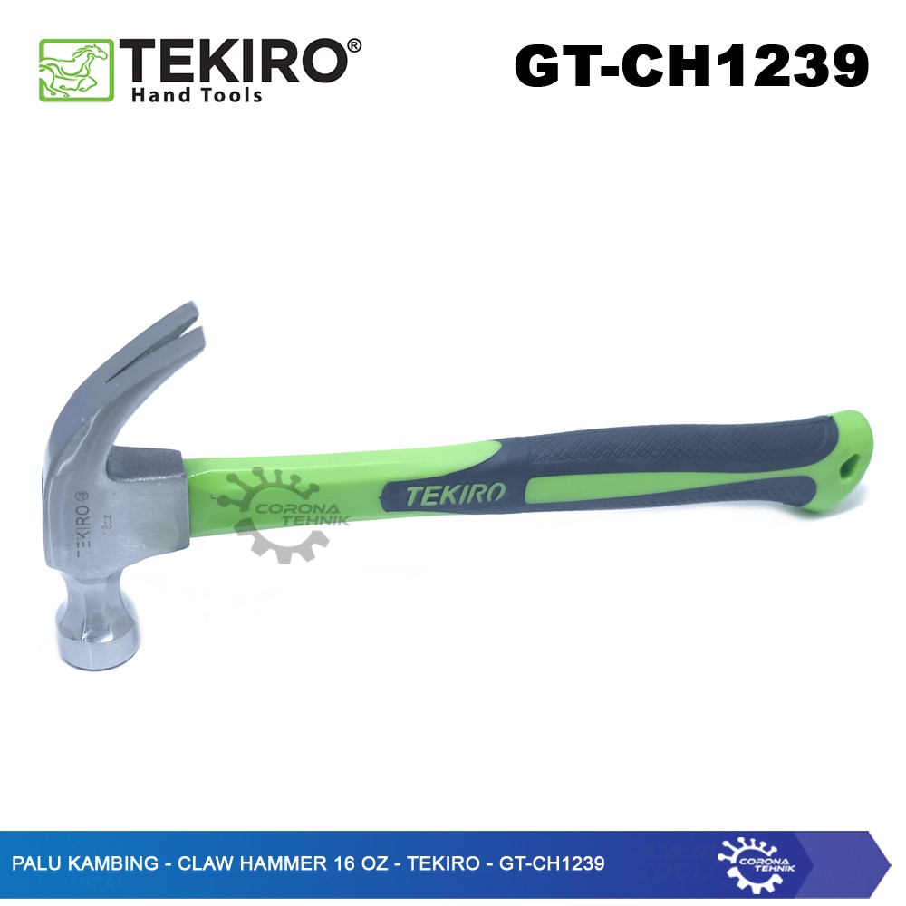 GT-CH1239 - Palu Kambing - Claw Hammer 16 OZ - Tekiro