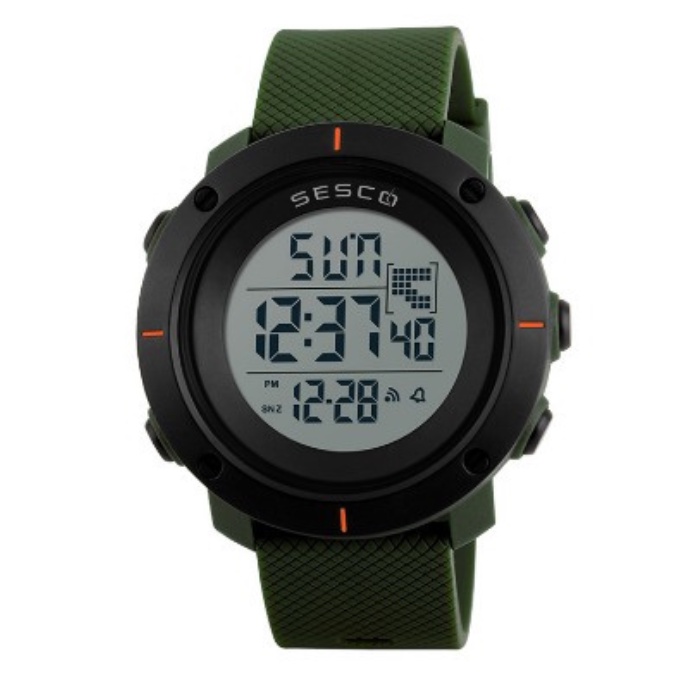 JAM TANGAN PRIA DIGITAL SESCO 1213 ANTI AIR 50M