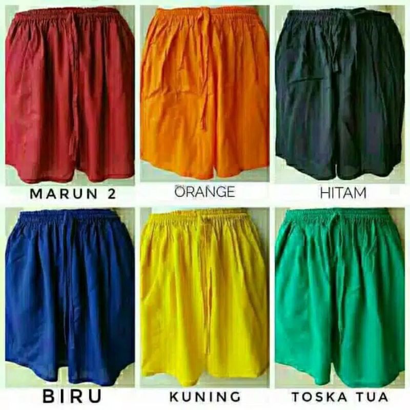 Celana Pendek Polos Bali