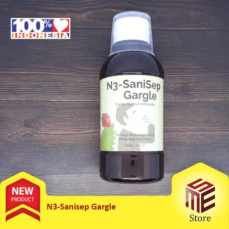 N3 Sanisep Gargle 200ml Original