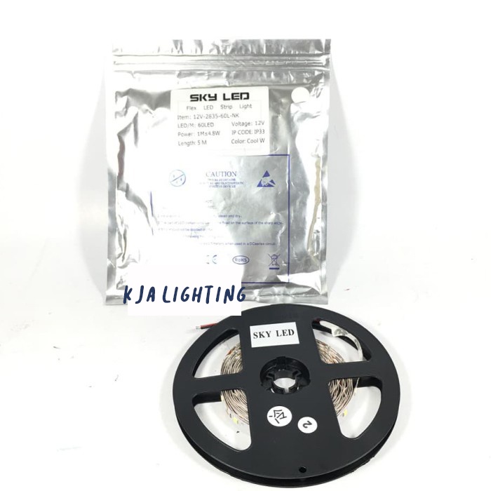 LAMPU LED STRIP / LAMPU SELANG 5M 2835 60 LED 12V IP 44