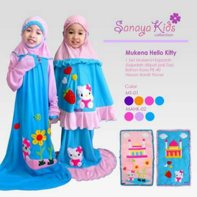 Mukena Terusan Sanaya Kids