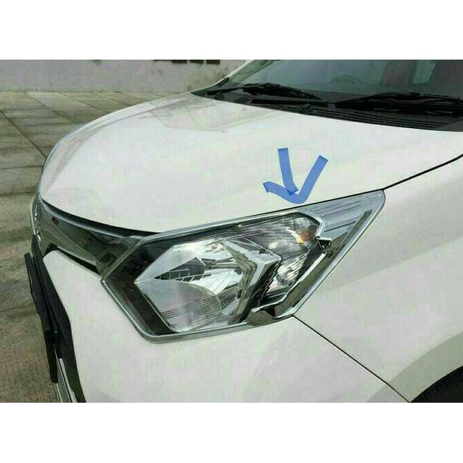 PROMO GARNISH SIGRA GARNIS LIST LAMPU DEPAN CHROME- AKSESORIS MOBIL