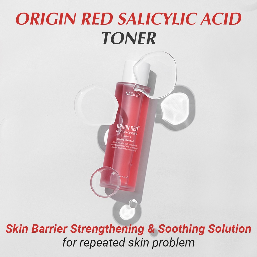 [NACIFIC] Origin Red Salicylic Acid Toner Skin Care 150ml-8