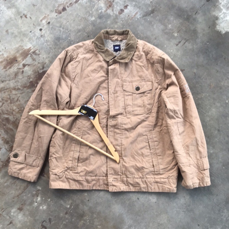 work jacket gap sherpa