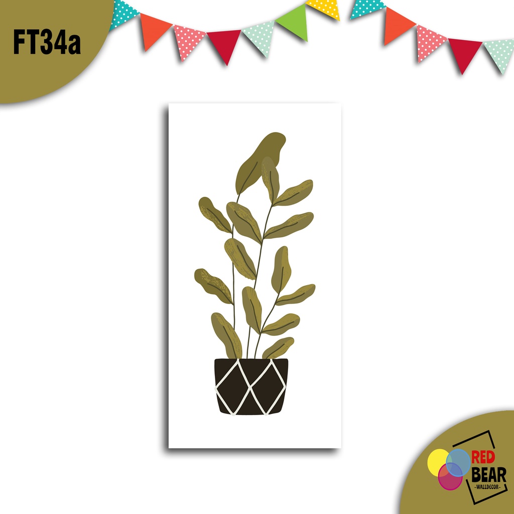 RedBear Walldecor / Pajangan Dinding / Pajangan / Hiasan Dinding - FT34