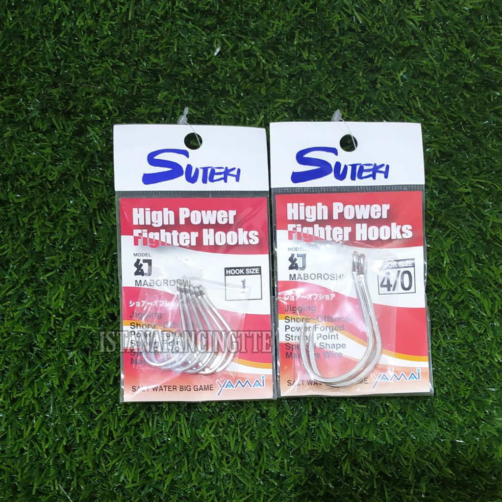MATA KAIL SUTEKI FIGHTER HOOKS UKURAN : 1, 4/0