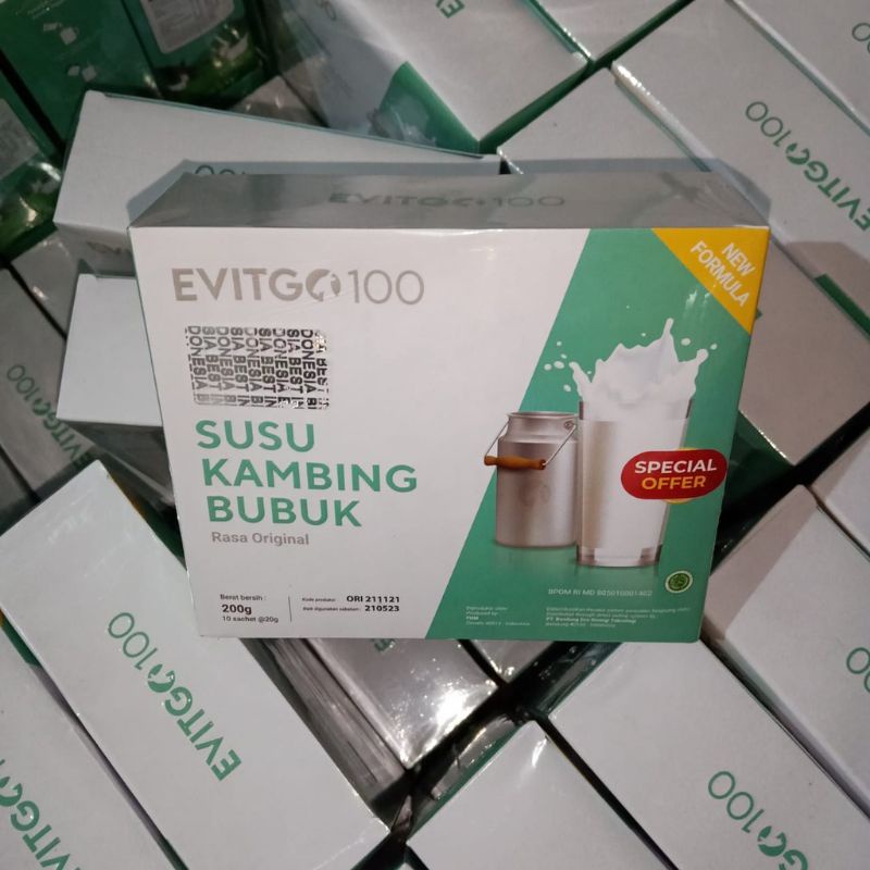 

Susu kambing putih EvitGo100 | Susu pemutih kulit Original | EvitGo100