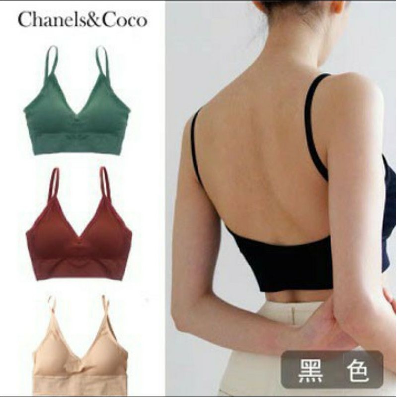 SPORT BRA IMPORT BRA GYM YOGA ZUMBA DALAMAN TANPA KAWAT 191