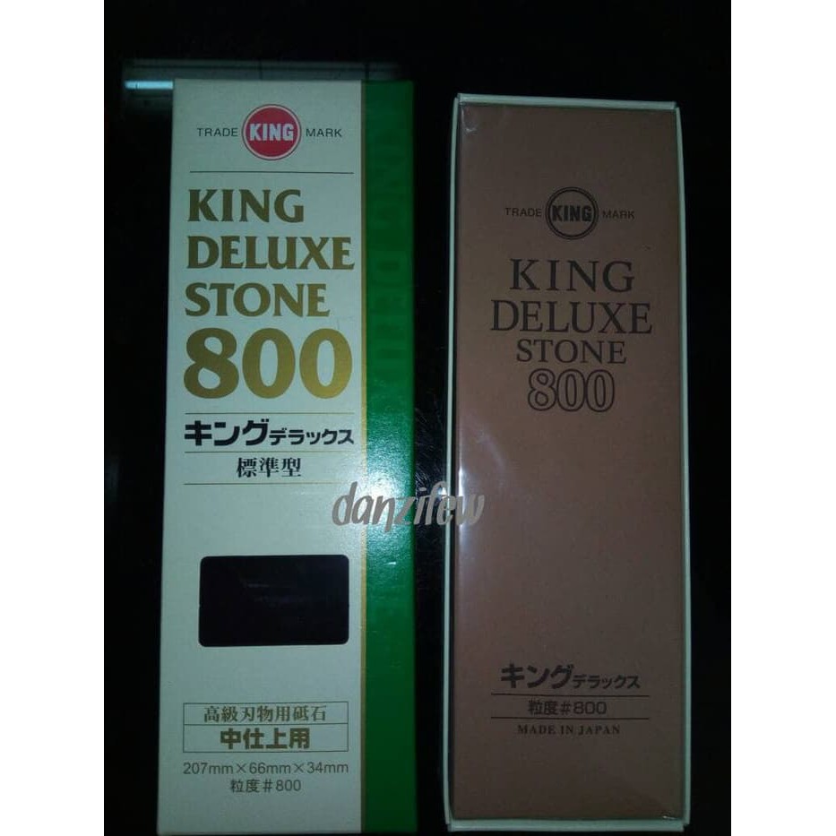 Sharpening Stone Honing Water Stone Trade Mark KING Deluxe Stone Grade 800