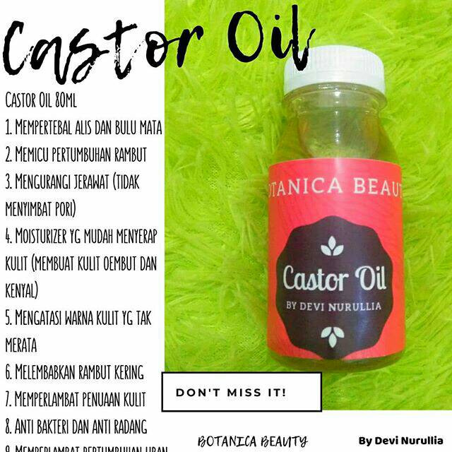 Jual Castor Oil / Minyak Jarak Shopee Indonesia