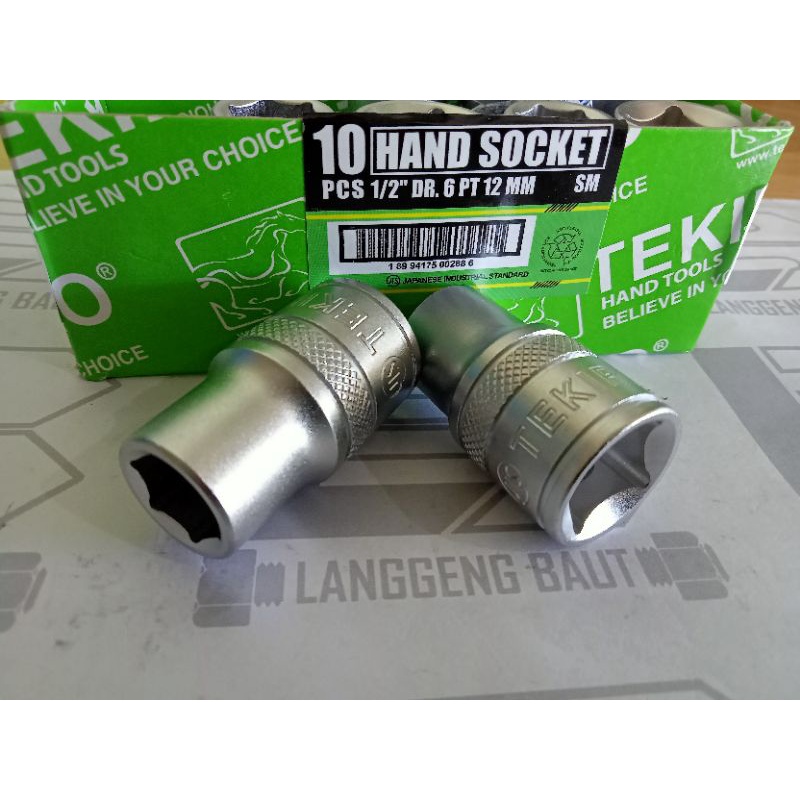 Tekiro Mata Sock 1/2"  12 MM / Kunci Sok 12 MM