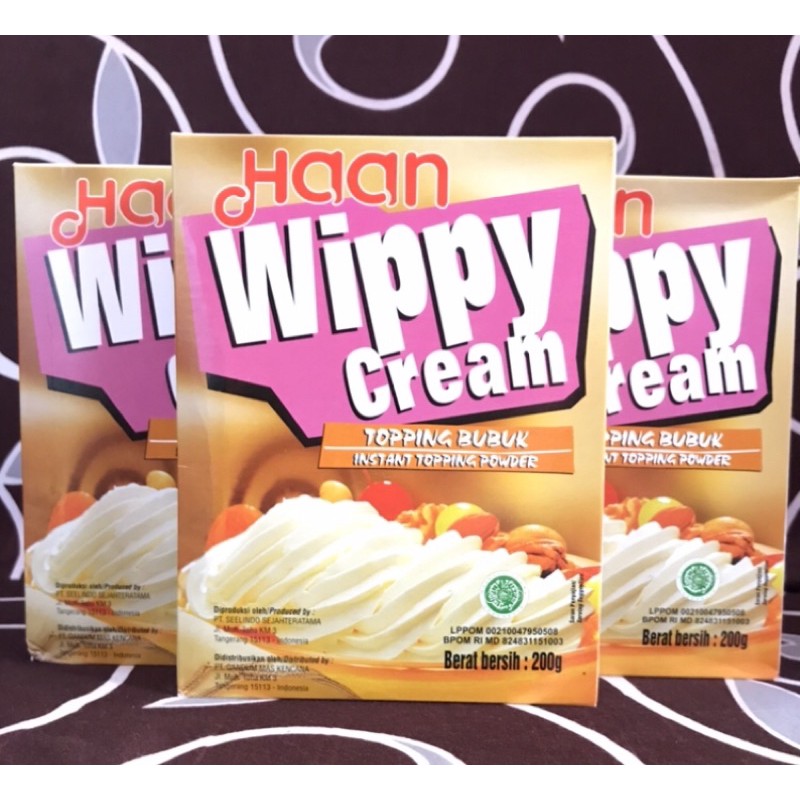 

HAAN WHIPPING CREAM BUBUK 200gram