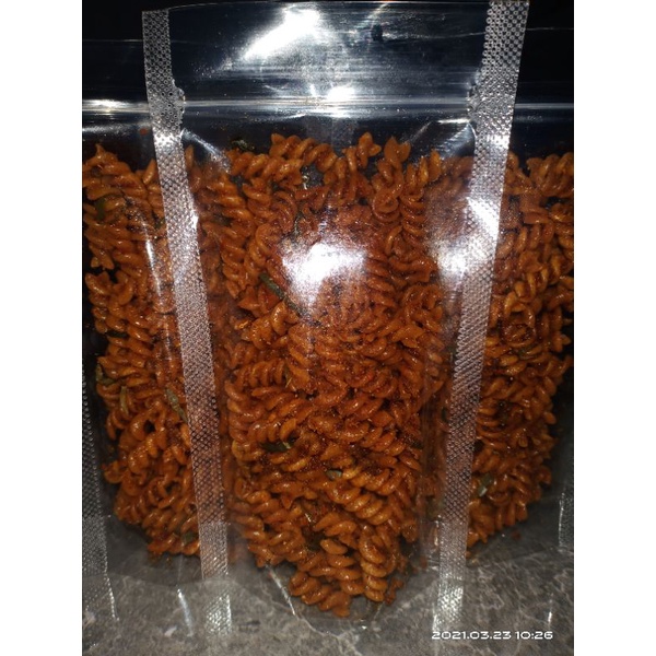 

makaroni spiral goreng