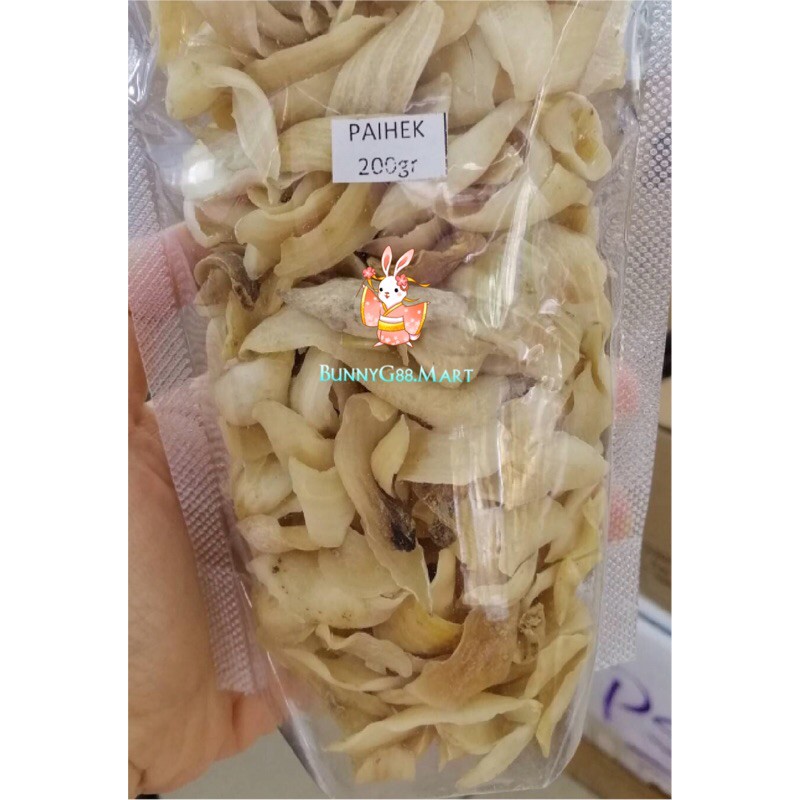 

PAI HEK 200gr/BAI HE/PEK HAP/DRIED LILY BULB/PAIHEK/BAIHE/PEKHAP