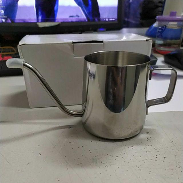 real pic Drip Kettle Teko Pitcher Kopi Teh Teapot Cup Stainless Steel 250ml AA00 OneTwoCups Grab