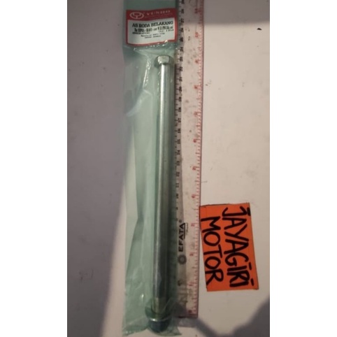 As Roda Belakang GRAND SUPRA X 125 21,4cm Baut + Mur Rear Axle Road Wheel Probolt Baud Ori Front Dep