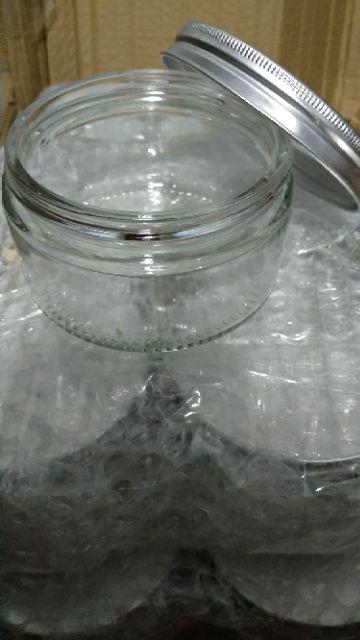 Toples Jar Kaca 250 Ml Tutup Aluminium