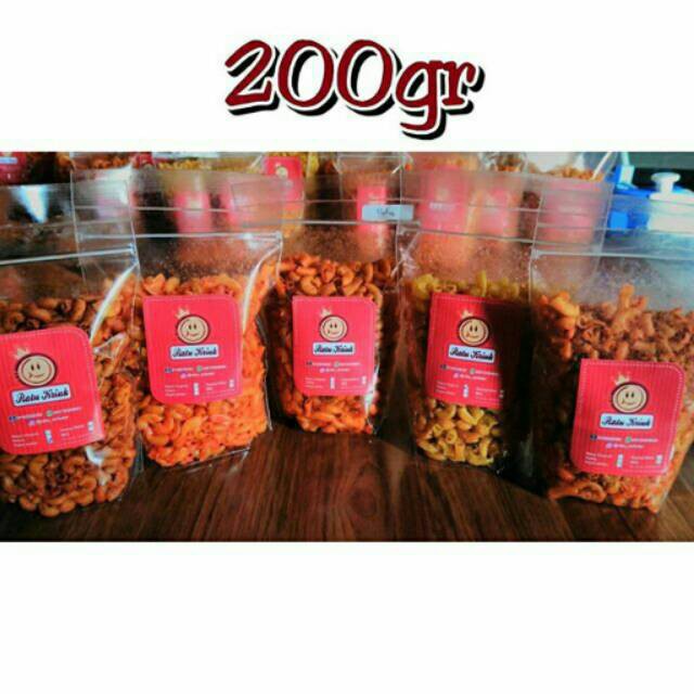 

PROMO 200gr Makaroni / Macaroni goreng kriuk kres by Ratu Kriuk& TERLARIS