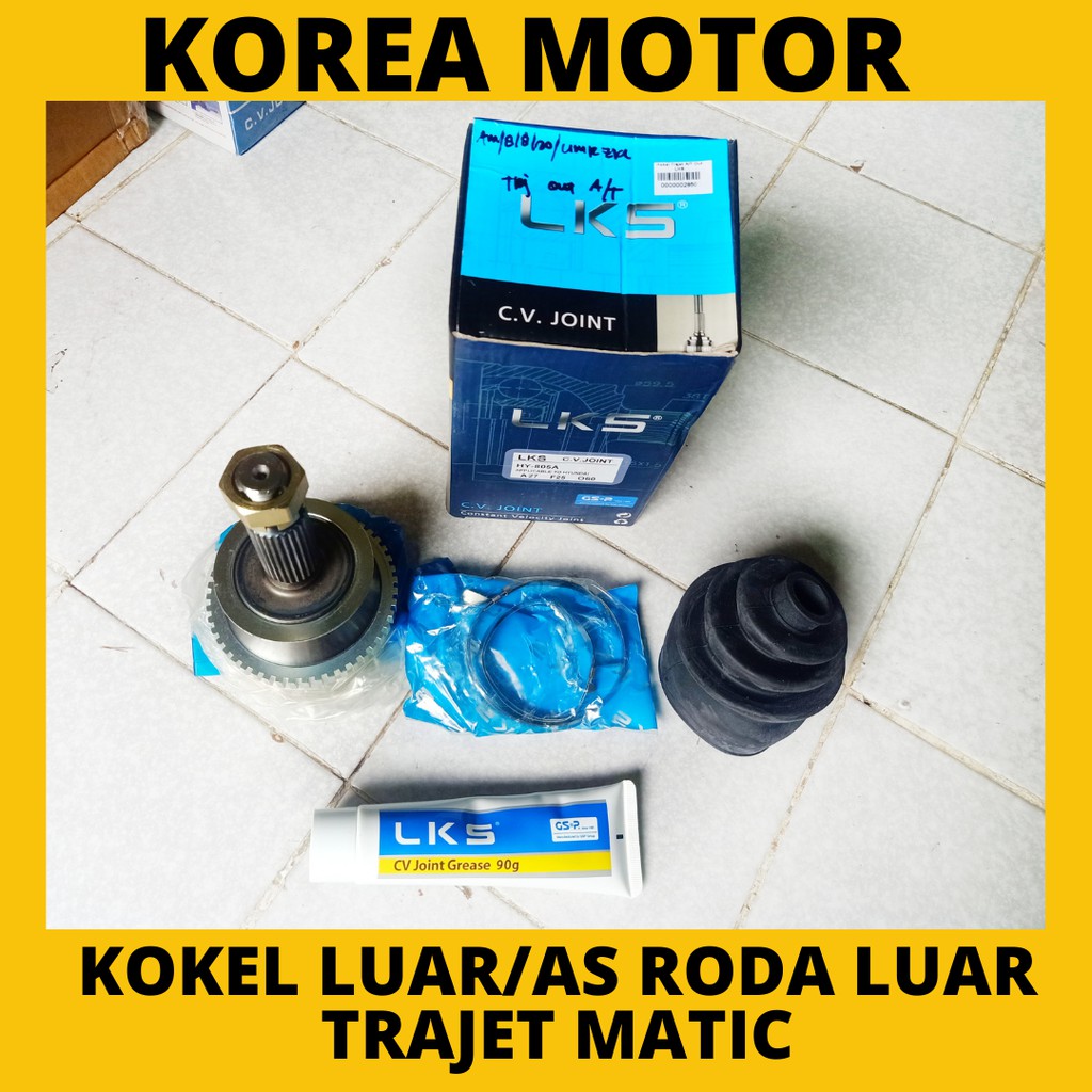 As Roda Luar Hyundai Trajet Matic Cv Joint Outer Kokel Trajet