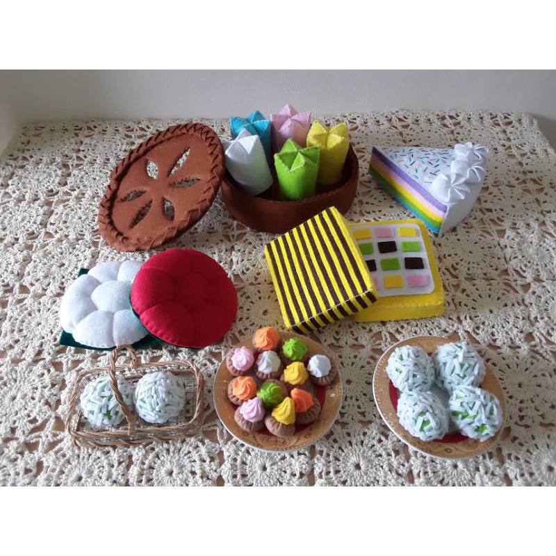 Mainan Flanel Makanan Flanel