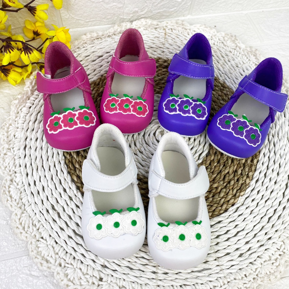 mandirishoestore-DISKON BESAR-BESARAN SEPATU PREWALKER BUNGA DAUN ANAK PEREMPUAN GPY02