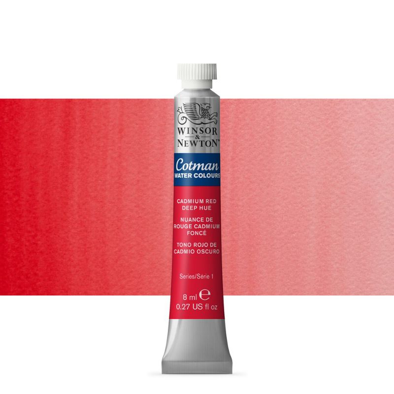 

CAT AIR COTMAN WATER COLOUR TUBE 8 ML CADMIUM RED DEEP HUE WINSOR & NEWTON