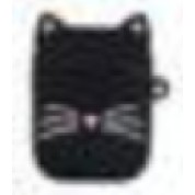 Case Airpods 2 Karakter Lucu Casing Gen 1 Inpods 12 i12 Silikon Hitam Polos 3D Boba Minnie Silicone-Kumis Kucing Black
