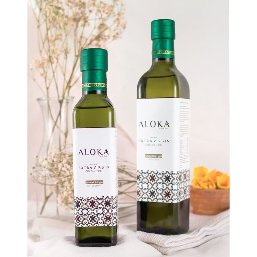 

ALOKA VCO 100% Organic Extra Virgin Coconut Oil 250ml PROMO